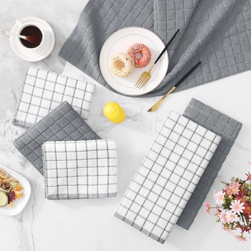 Homaxy Premium Cotton Kitchen Towels 16x28
