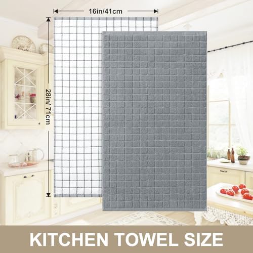 Homaxy Premium Cotton Kitchen Towels 16x28