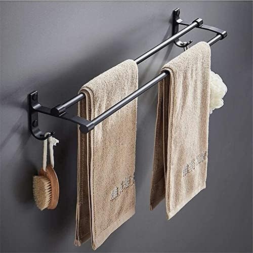 TiStm Solid Aluminum Double Towel Bar for Bathroom