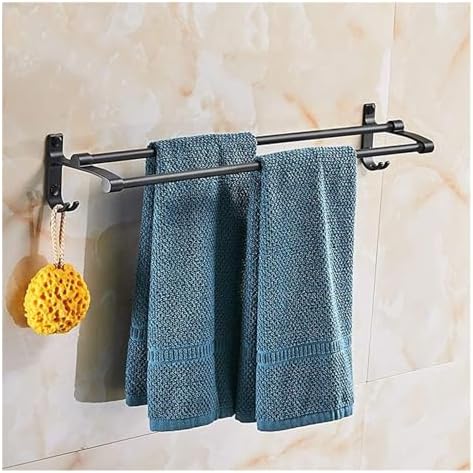 Double Bar Aluminum Towel Rack 38Cm