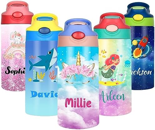 Bring Them Along 12oz Custom Insulated Stainless Steel Water Bottle for Kids