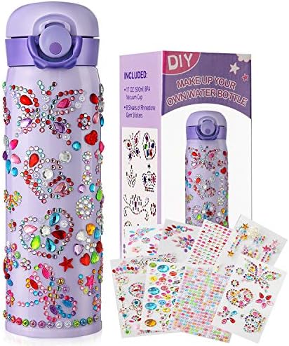 Reveal Your Creativity DIY Water Bottle for Girls - BPA-Free