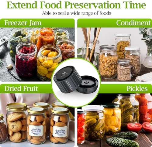 2025 Updating Electric Mason Jar Vacuum Sealer Kit