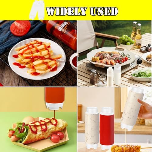 MXOYOXM8 Pcs Condiment Squeeze Bottles Set