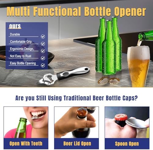 Stainless Steel Multi-Function Can Opener