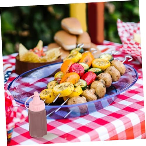 PRETYZOOM Reusable Plastic Squeeze Bottles Set 60ml