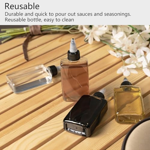 compact oil squeeze bottle set for camping