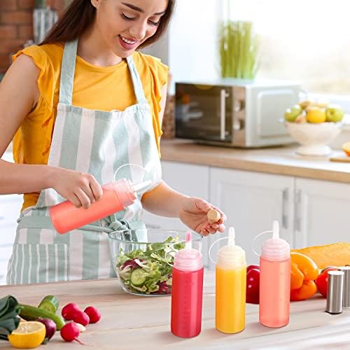 Hoolerry 32-Pack 4oz Squeegee Bottles for Home Kitchen Needs