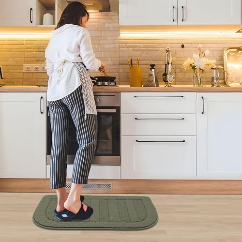 Beqhause 30x18 inch Non-Slip Kitchen RUG Mat