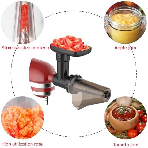 HOZODO Kitchenaid Strainer Grinder Set for Mixers