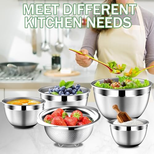 Perfect Set of Mixing Bowls with Lids for Kitchen Essentials