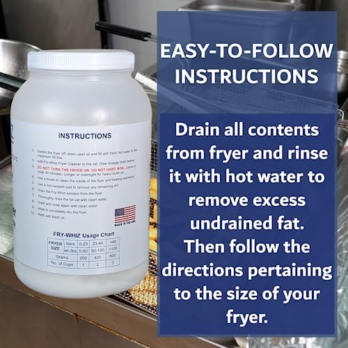 Fry-Whiz Deep Fryer Cleaner 1-Gallon