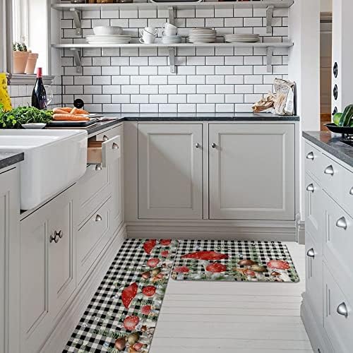 Durable Non-Slip Kitchen Bathroom Rugs for Standing Comfort