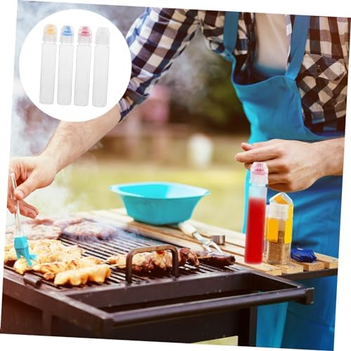 CHILDWEET 8 Pcs Mini Squeeze Condiment Bottles