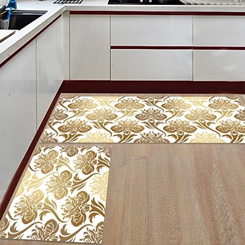 2Pcs Kitchen Rugs Anti Slip Non Slip Runner Mats for Sink Laundry