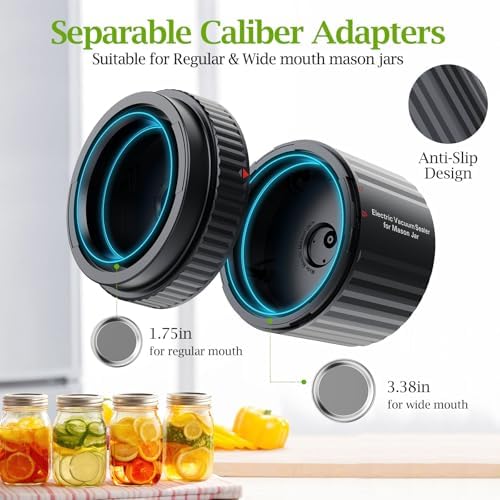 2025 Updating Electric Mason Jar Vacuum Sealer Kit