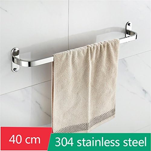 Stainless Steel Wall Mounted Towel Rack with Hooks
