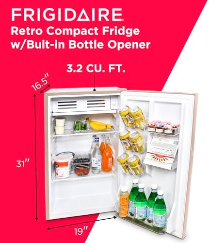 Frigidaire Retro Compact Fridge with Chiller 32 Cu Ft