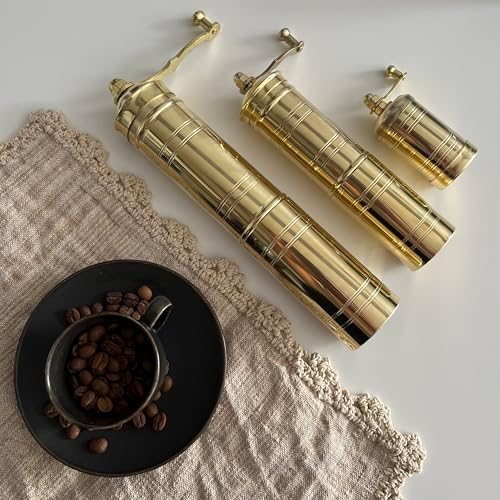Milih Set of Three Turkish Manual Coffee Grinders