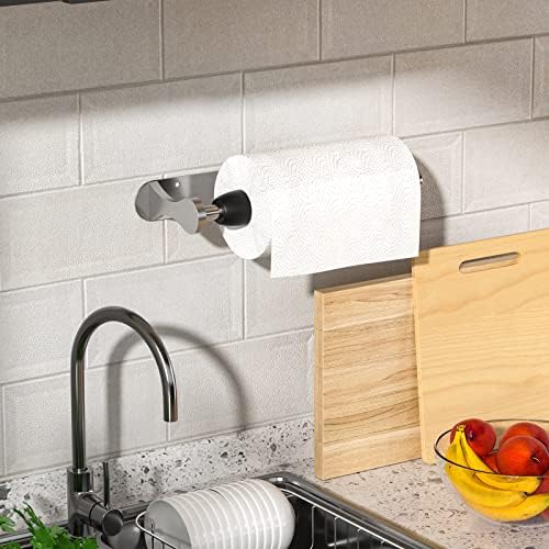 Effortless One-Handed Paper Towel Holder