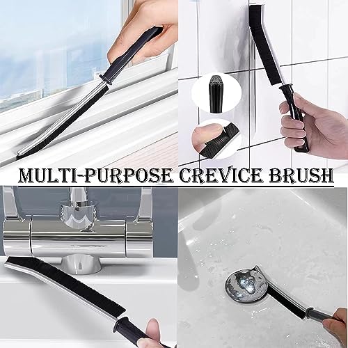 9-Piece Multi-Functional Crevice Cleaning Brush Set for Small Spaces