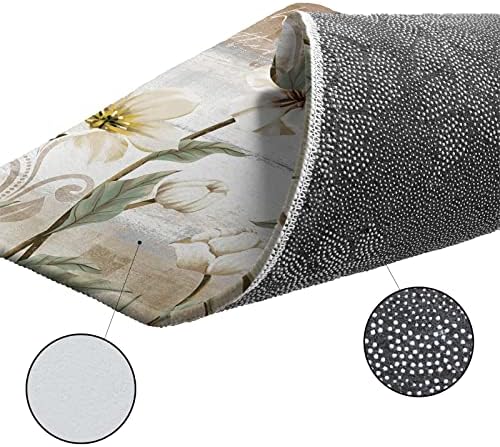 Luxurious Soft Kitchen Bathroom Rugs for Standing Staying Comfy