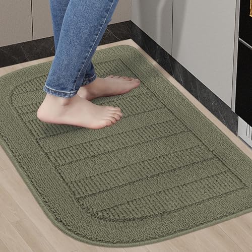 Beqhause 30x18 inch Non-Slip Kitchen RUG Mat