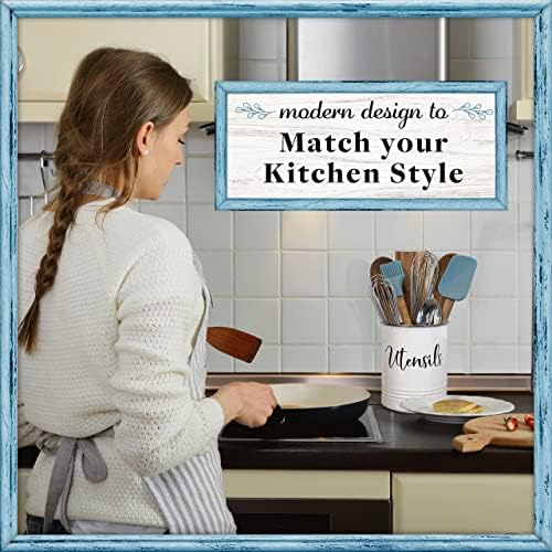 Home Acre Designs Vintage Farmhouse Utensil Holder