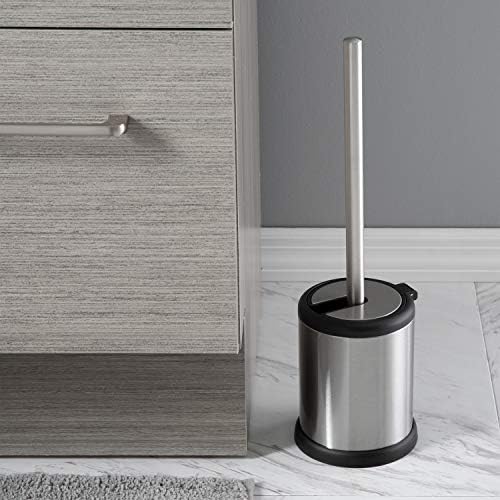 Stainless Steel 180 toilet brush matching lid elegant design fingerprint proof