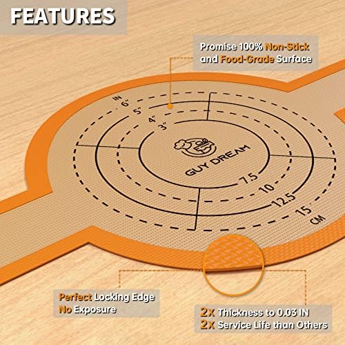 GUY DREMAT Silicone Baking Mat Set