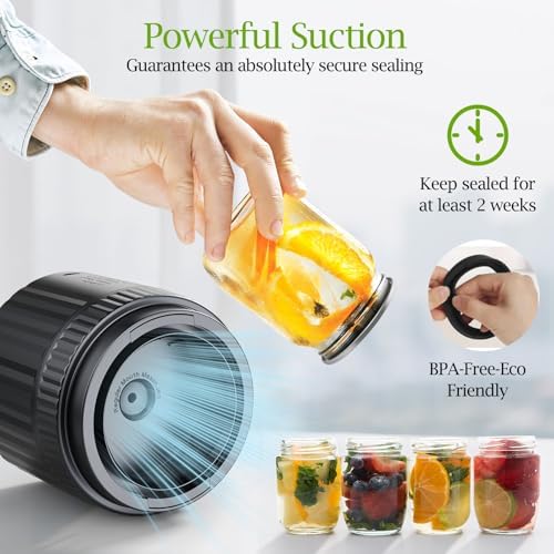 2025 Updating Electric Mason Jar Vacuum Sealer Kit