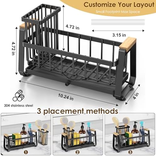 Sturdy Non-Slip Sink Organizer
