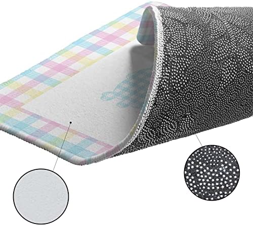 Bamboo Kitchen Rugs Set Blue Pink Yellow More