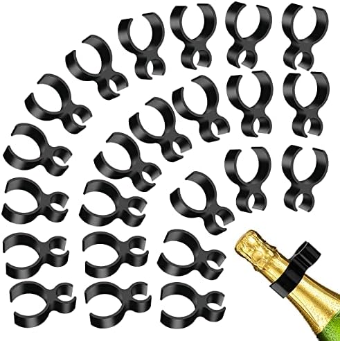 Aster 25-Piece Champagne Bottle Clips for Sparklers Party and Wedding Use