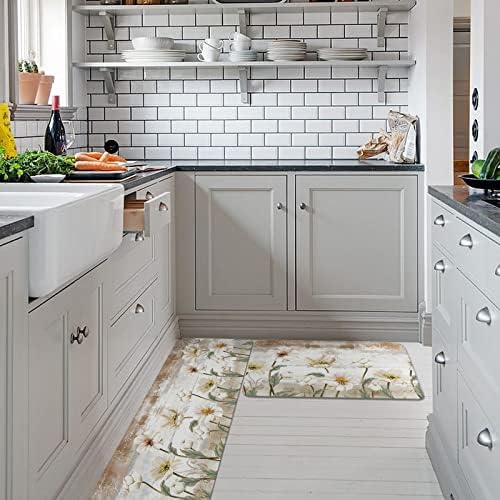 Luxurious Soft Kitchen Bathroom Rugs for Standing Staying Comfy