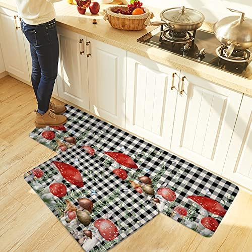 Durable Non-Slip Kitchen Bathroom Rugs for Standing Comfort