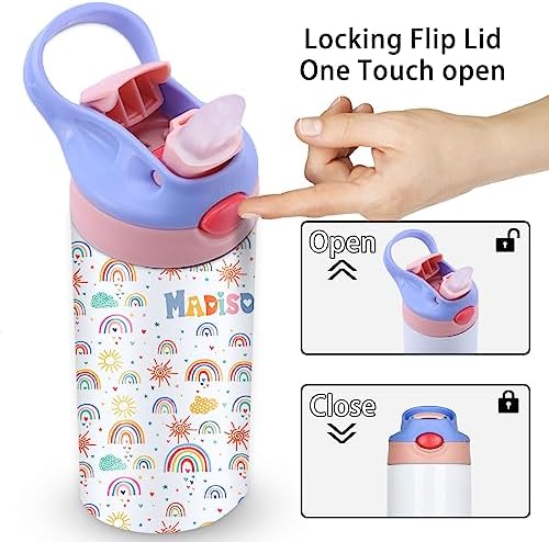 Bring Them Along 12oz Custom Insulated Stainless Steel Water Bottle for Kids