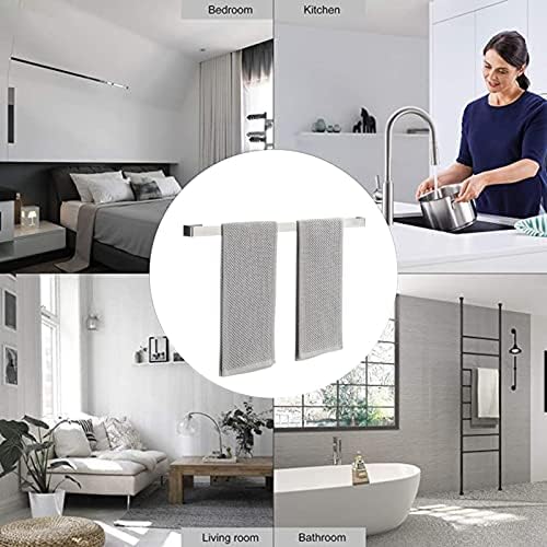 TiStm Wall Mounted Towel Rack Elegant Corrosion-Resistant 60CM