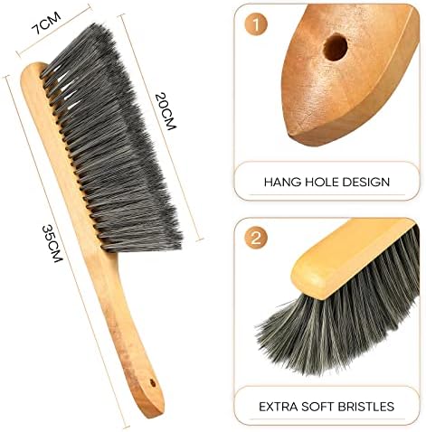 Patelai 2 Piece Wooden Bench Brush Set