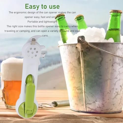 6 in 1 Can Opener ABS Ergonomic for Kitchen