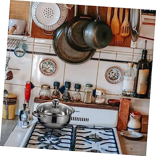 Unomor 2 Pcs Stainless Steel Steamer Set