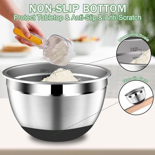 Perfect Set of Mixing Bowls with Lids for Kitchen Essentials