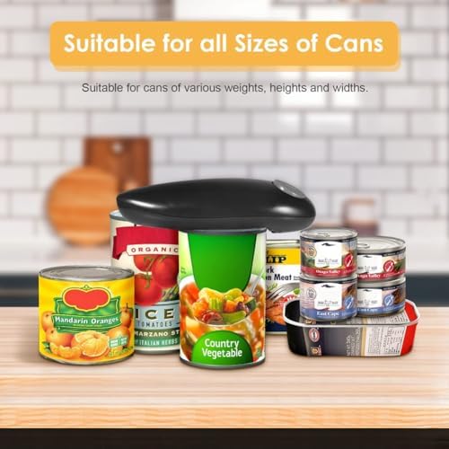 fixation Electric Can Opener for Seniors Black