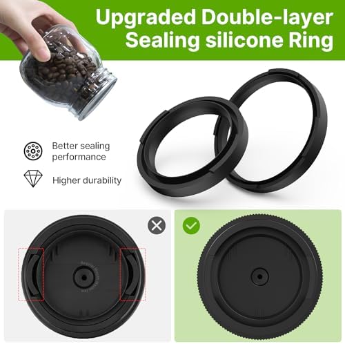 Secure Flavor with Every Bite Mason Jar Vacuum Sealer Kit