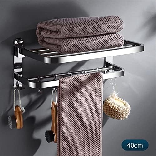 AnnBka 50cm Towel Shelf - Practical Bathroom Organizer