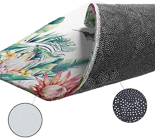 Tropical Kitchen Rugs Set - Soft Standing Mats for Kitchen Bathroom Living Room