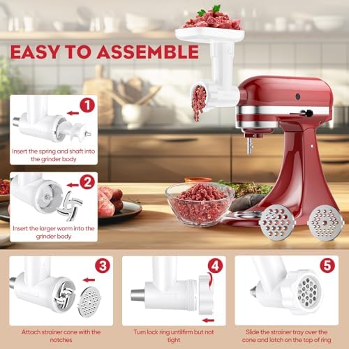 Fruit and Vegetable Strainer Attachment for Kitchenaid Plus Extra Features