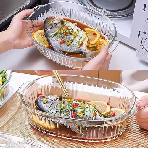 M MCIRCO 4-Piece Glass Casserole Baking Set