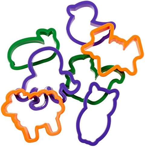 Wilton Animal Cookie Cutter Set 50-Piece Plastic Animal Shapes