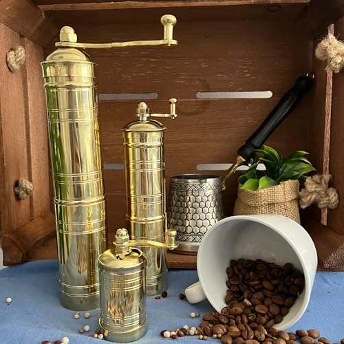 Milih Set of Three Turkish Manual Coffee Grinders